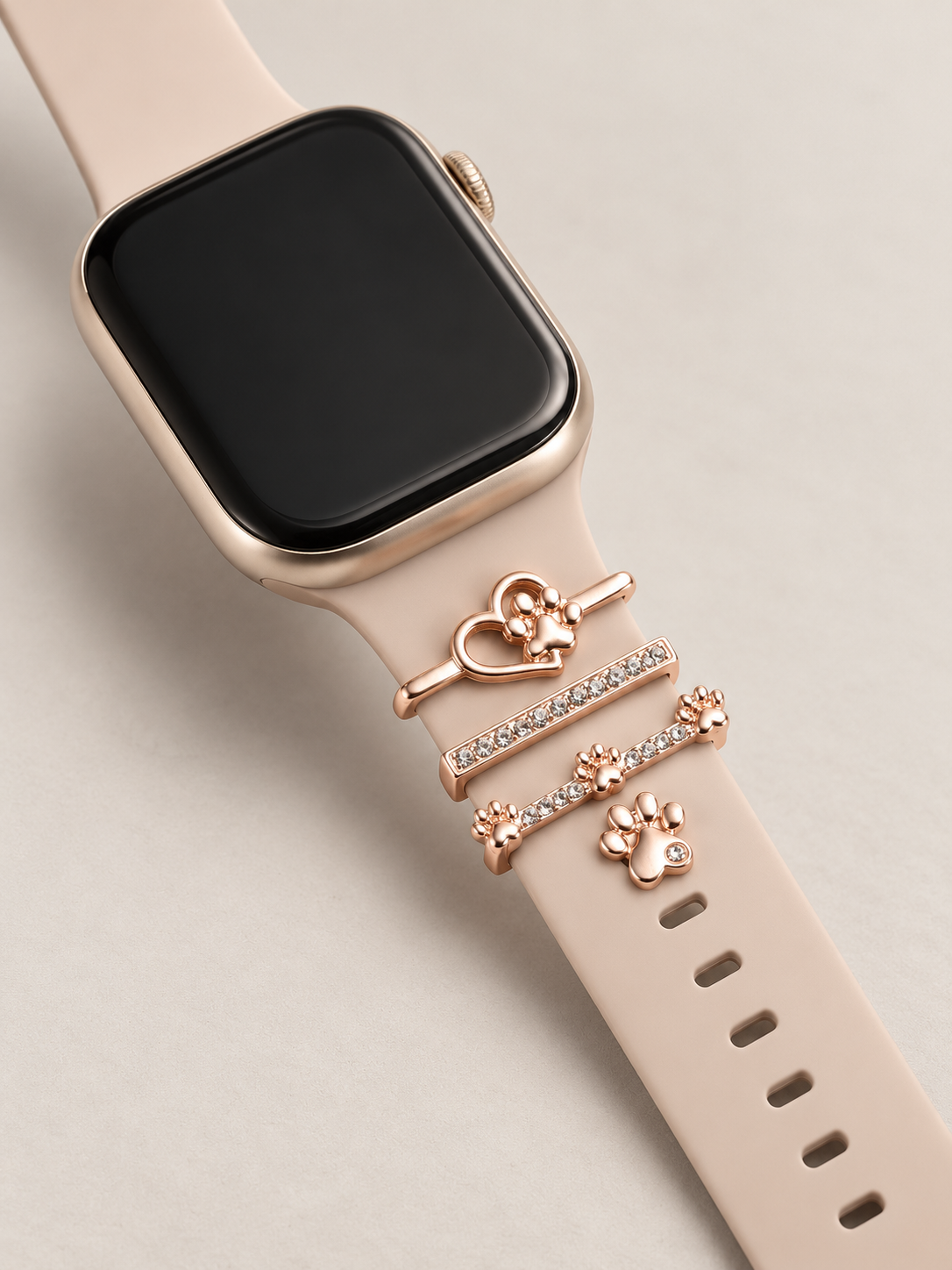 Armband-Charms für Smartwatches – dekorativer Uhrenarmband-Schmuck · Produktlinieninszenierung