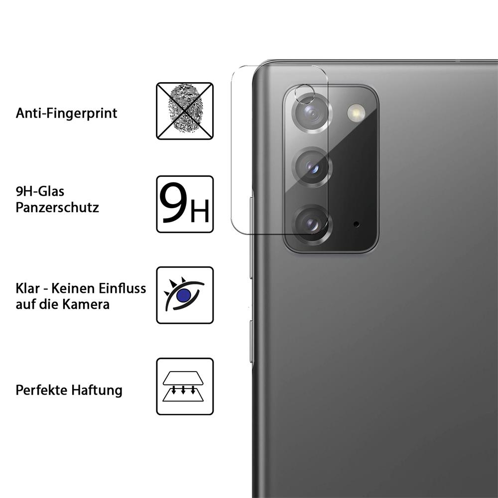 4in1 Glas Set für Samsung Galaxy Note 20