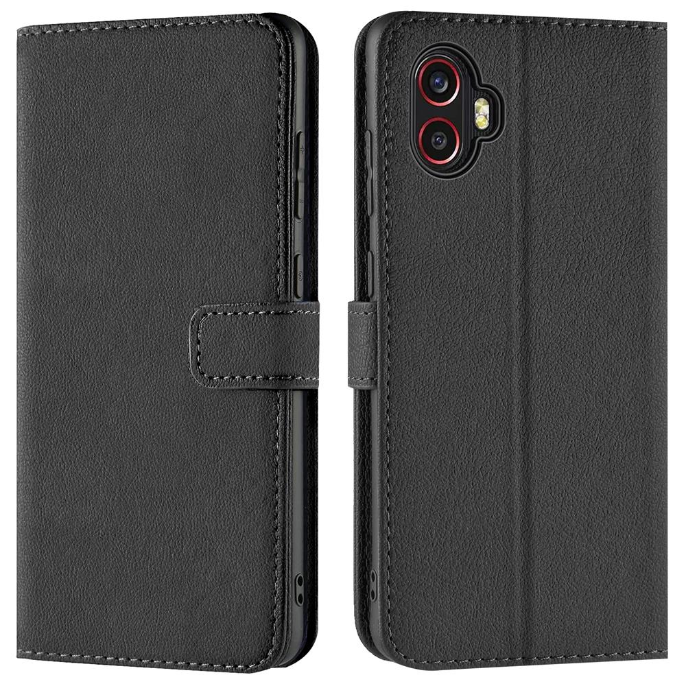 Basic Wallet für Samsung Galaxy XCover 6 Pro in Schwarz