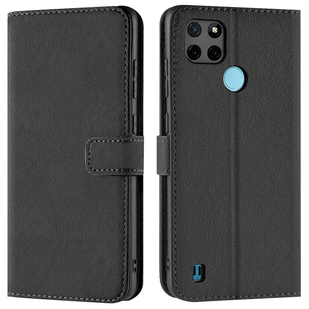 Basic Wallet für Realme C25Y / C21fürY in Schwarz