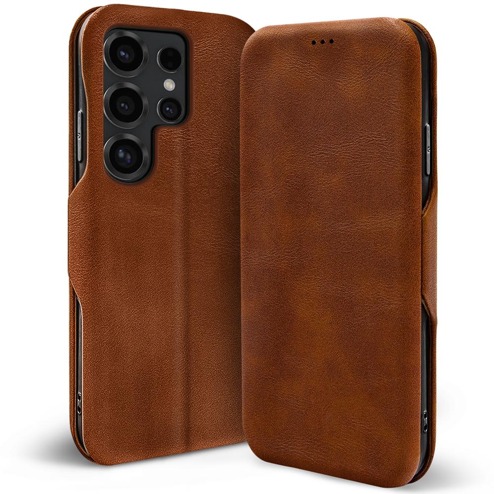 Shell Flip für Samsung Galaxy S26 Ultra in Braun