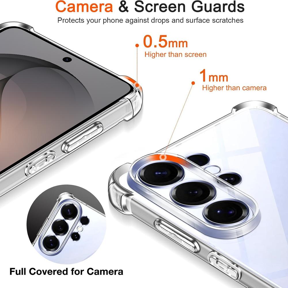 Rugged TPU für Samsung Galaxy S26 Ultra in Transparent