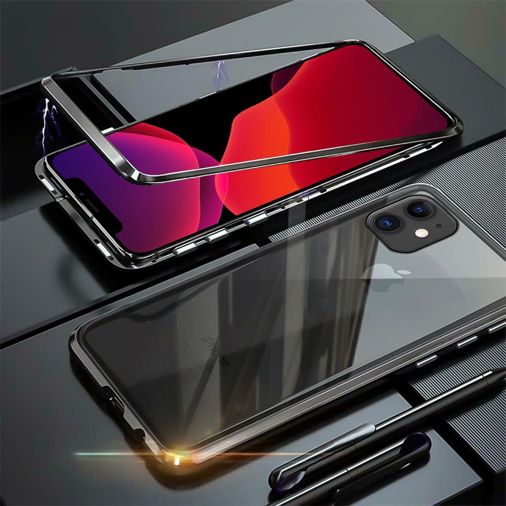 Magnetic Case für Apple iPhone 12 Mini in Schwarz