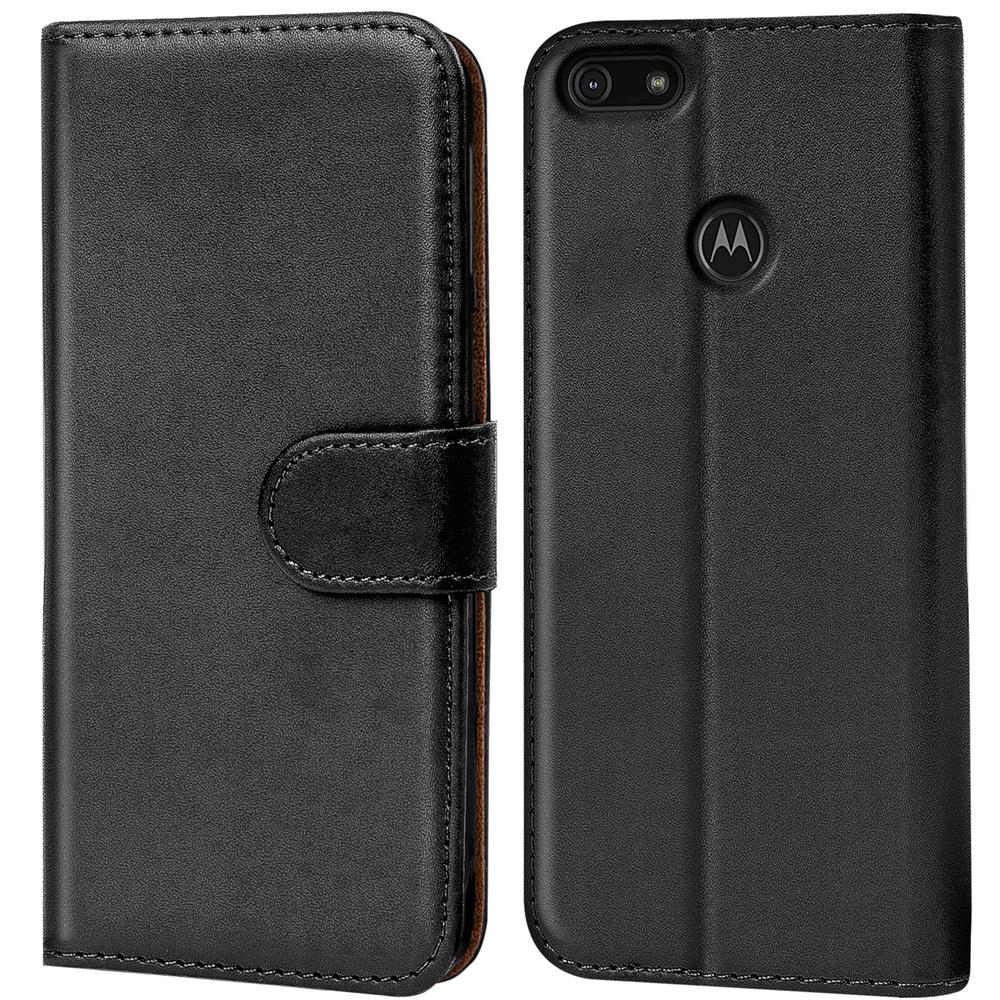 Basic Wallet für Motorola Moto E6 Play in Schwarz