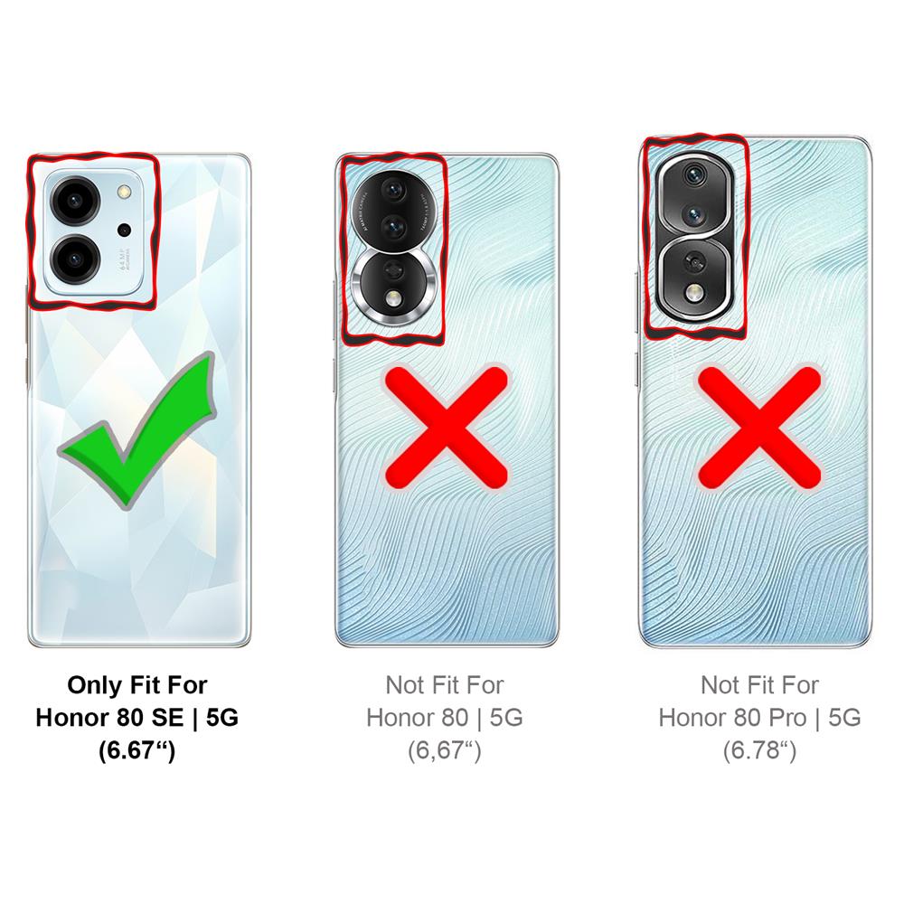 Classic TPU für Honor 80 SE in Schwarz