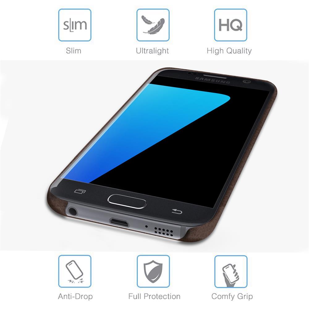 Unibody Case für Samsung Galaxy S7 Edge in Braun