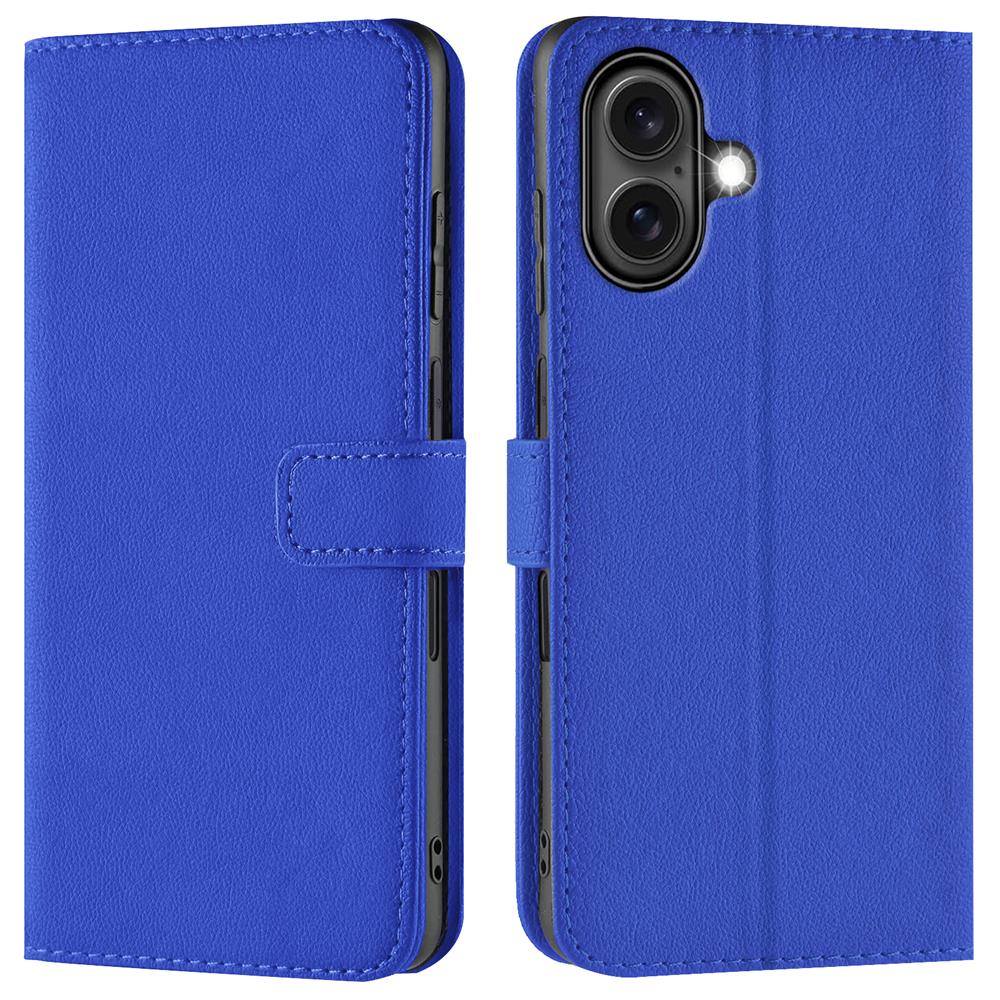 Basic Wallet für Apple iPhone 16 Plus in Blau