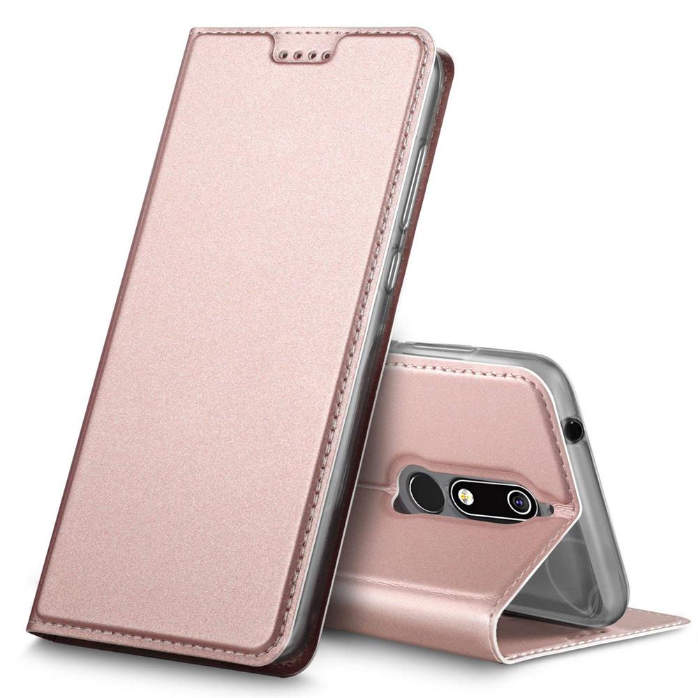 Electroplated Flip für Nokia 5.1 in Rosegold