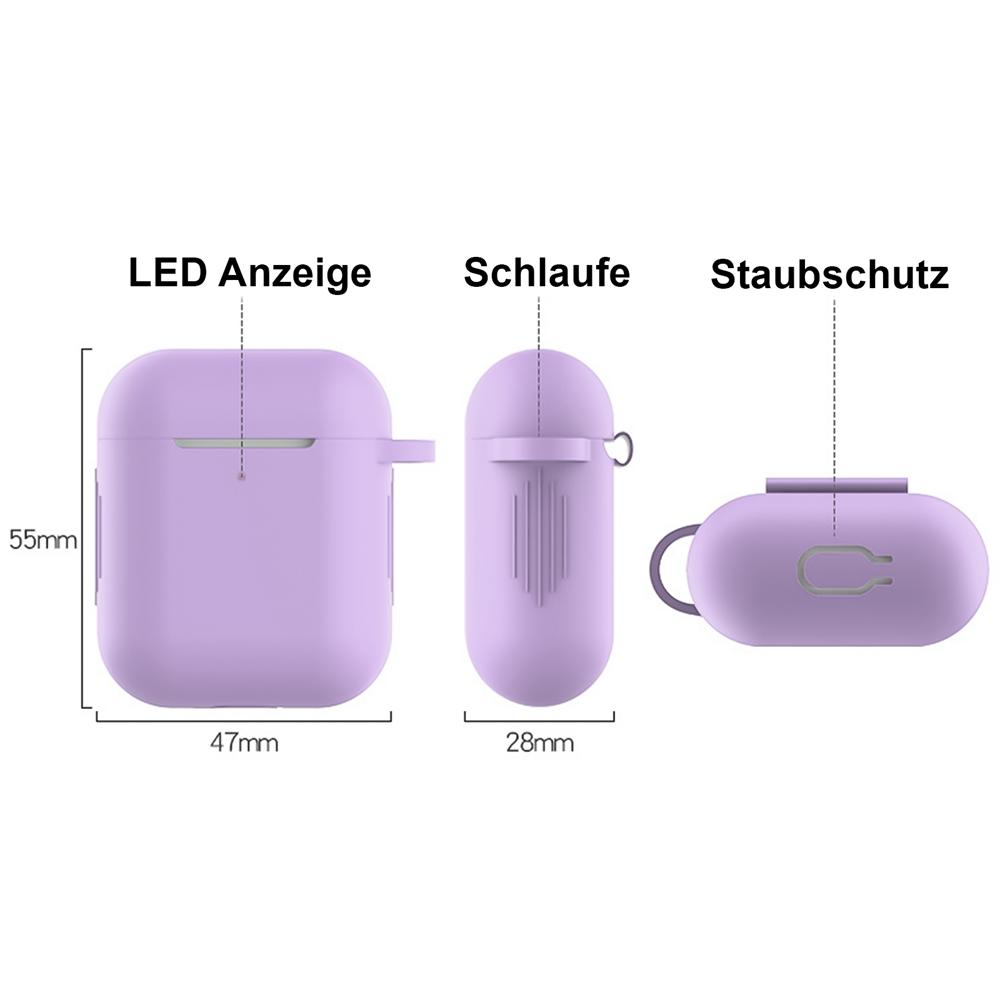 AirPods Simple - AirPods 1 / 2 in Lila