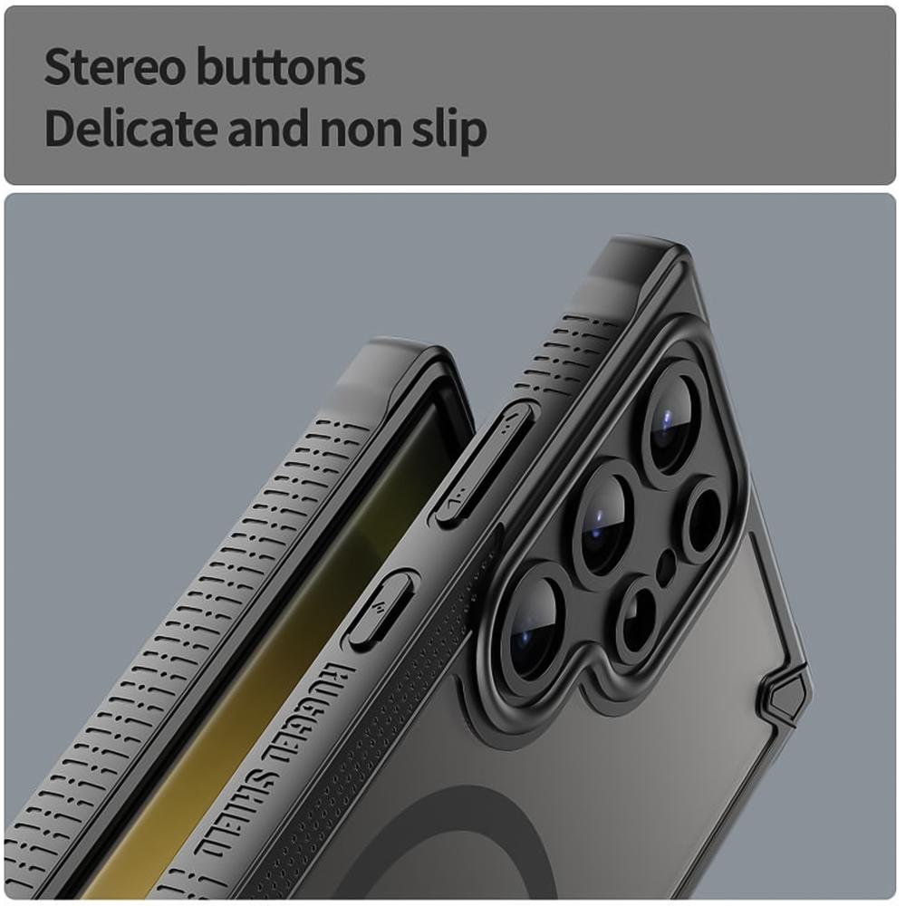 Defender Case für Samsung Galaxy S23 Ultra in Schwarz