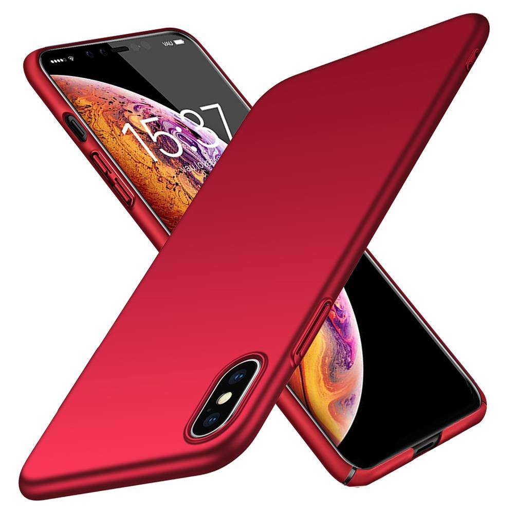 Classic Plain für Apple iPhone XS Max in Rot