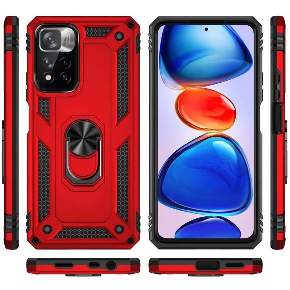 Army Case für Xiaomi Redmi Note 11 Pro Plus 5G in Rot