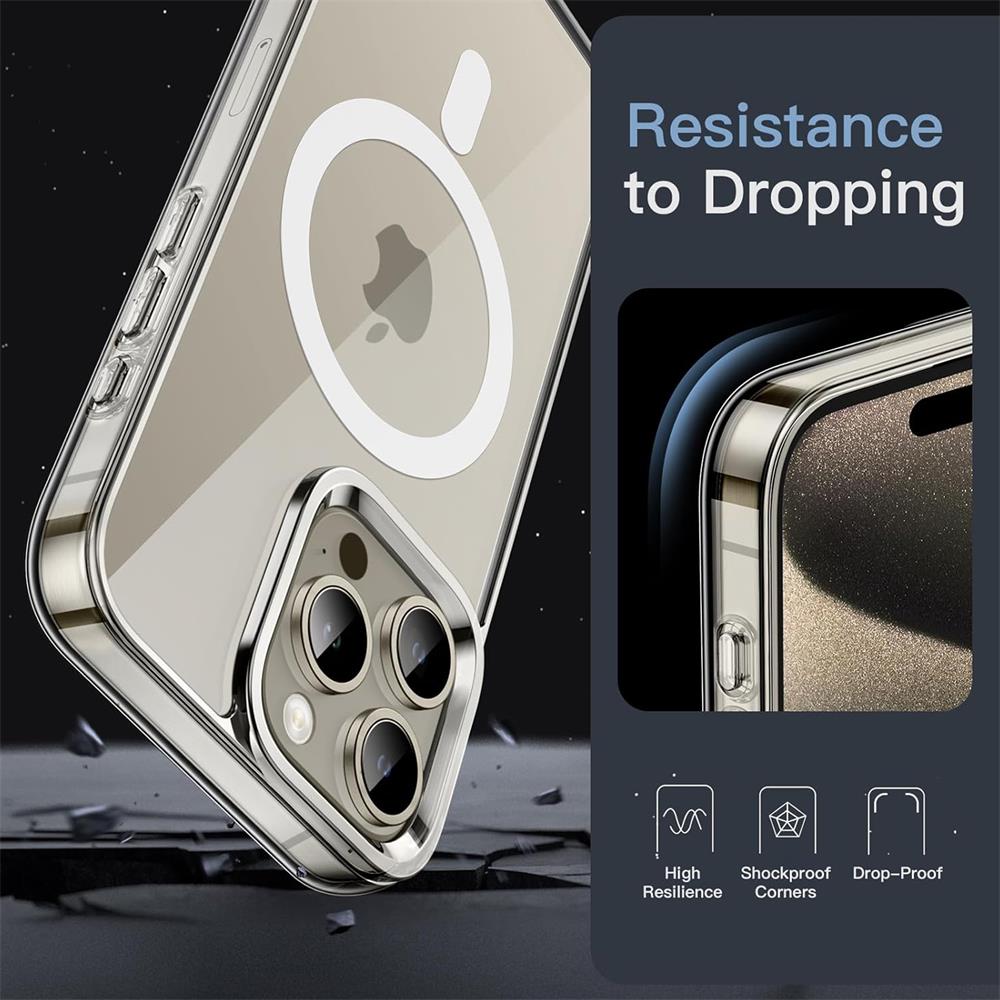 Magsafe TPU Case für Apple iPhone 15 Pro Max in Transparent