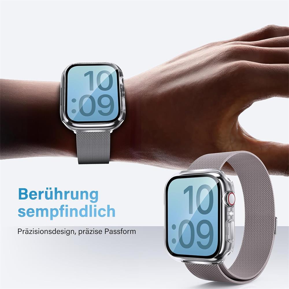 Silikon Hülle Full TPU für Apple Watch 7 - 9 - 45mm