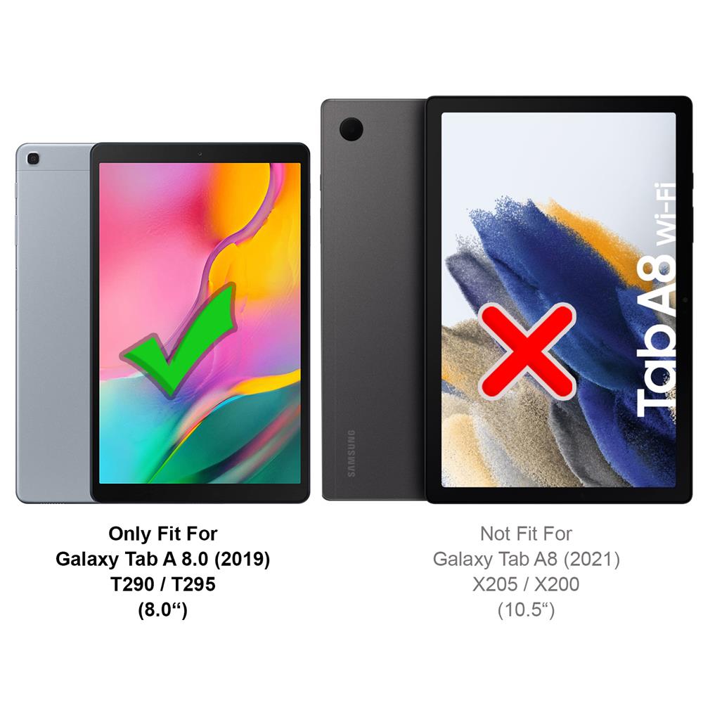 Texture Case für Samsung Galaxy Tab A 8.0 2019 T290 in Grau