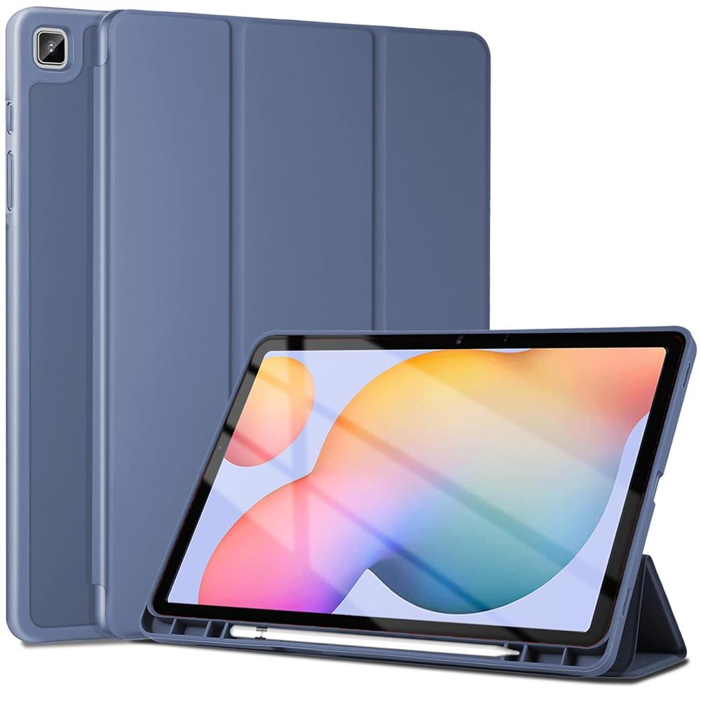 Smart Cover für Samsung Galaxy Tab S10 FE Plus in Grau / Blau