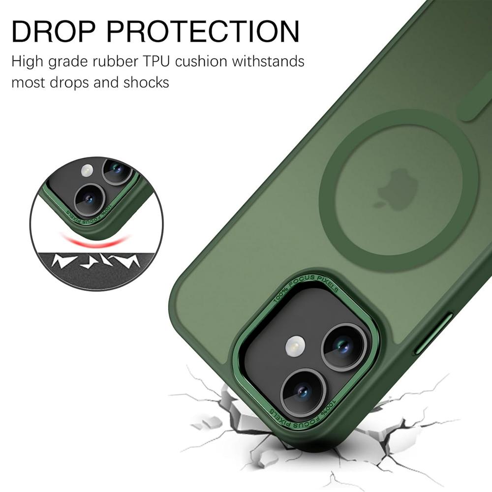 Frame Case für Apple iPhone 16 in Grün