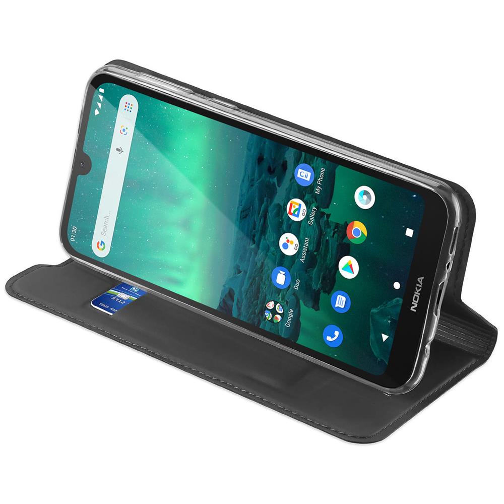 Electroplated Flip für Nokia 2.3 in Schwarz