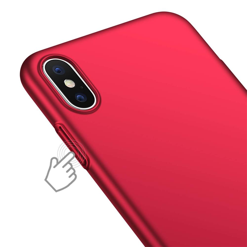 Classic Plain für Apple iPhone XS Max in Rot