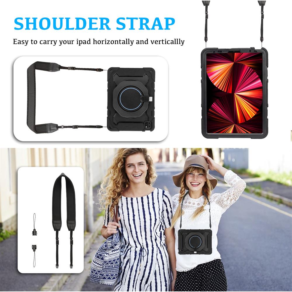 Armor Case für Apple iPad Pro 11 2018/2020/2021 in Schwarz