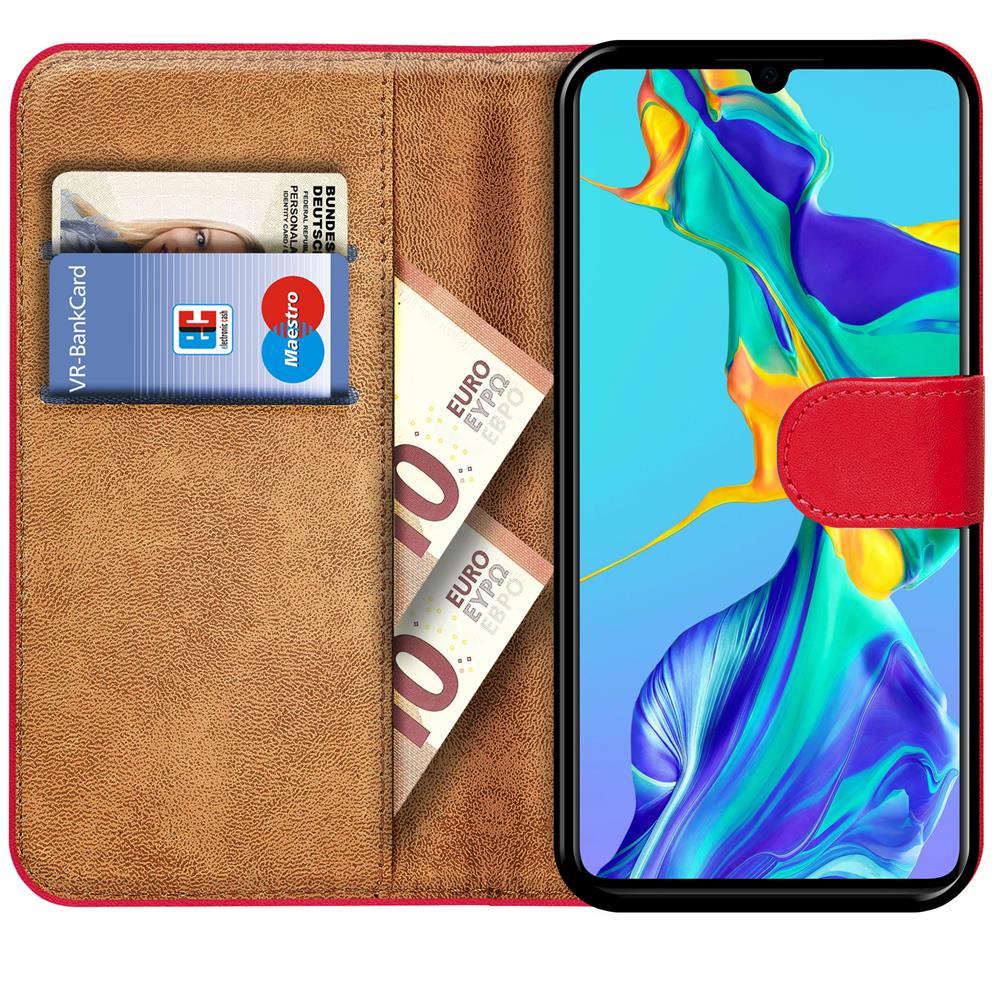 Basic Wallet für Huawei P30 Lite in Rot