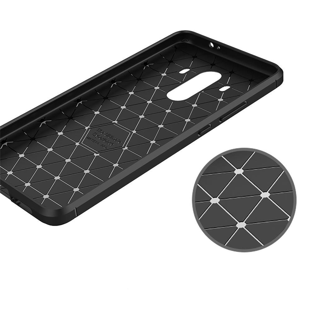 Carbon Brush TPU für Huawei Mate 10 Pro in Schwarz