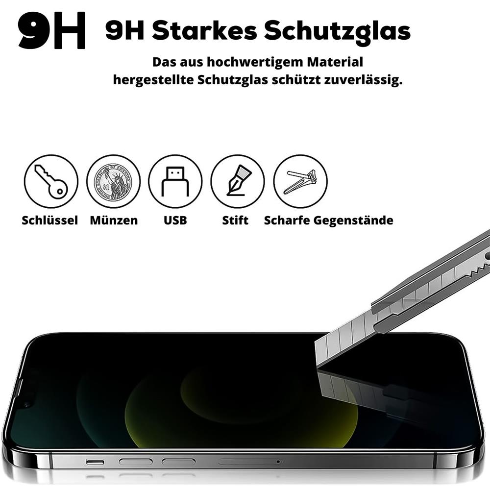 Privacy Glas für Apple iPhone 17 Pro Max
