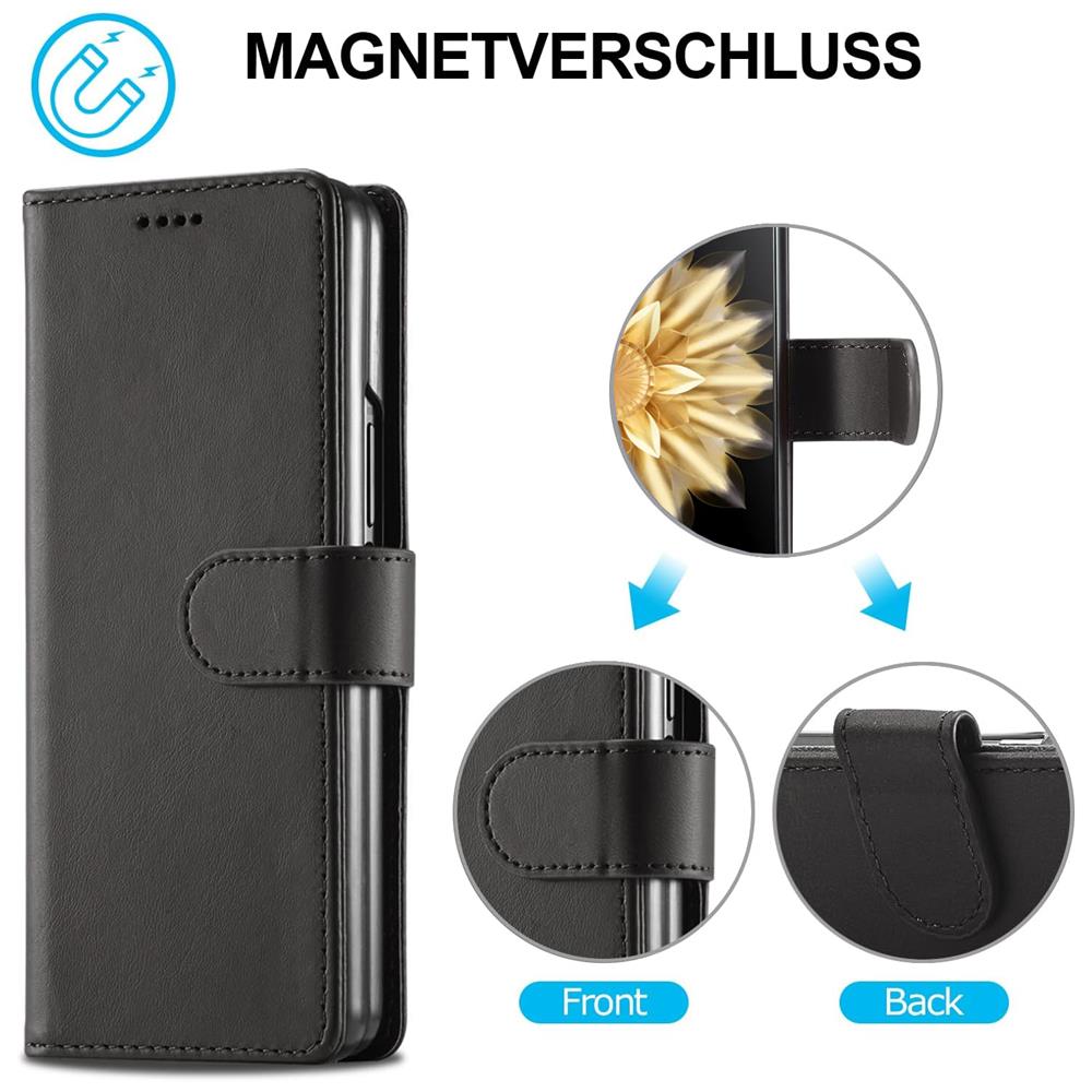 Basic Wallet für Honor Magic V3 in Schwarz