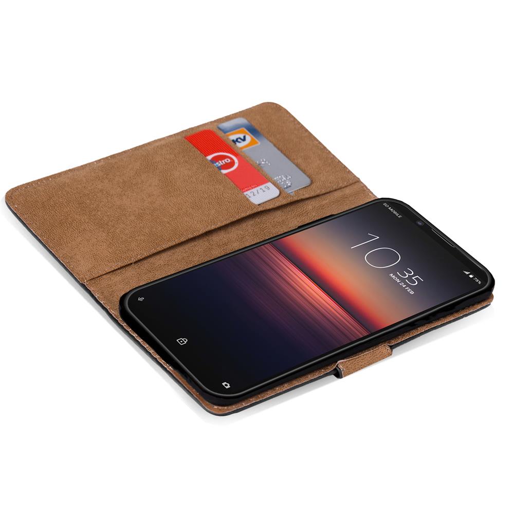 Basic Wallet für Sony Xperia 5 II in Schwarz