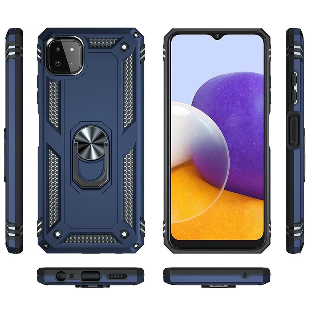 Army Case für Samsung Galaxy A22 5G in Blau