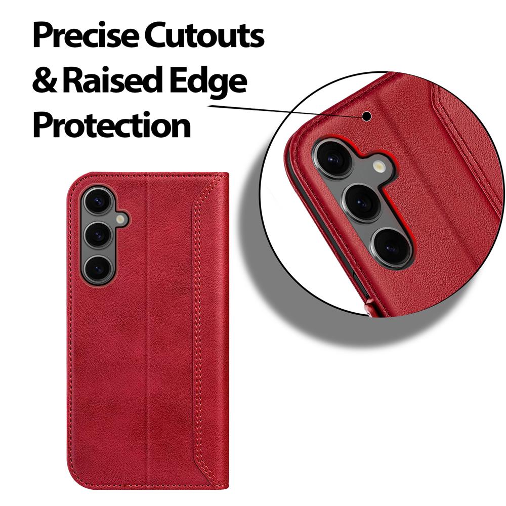 Nathy Wallet für Samsung Galaxy S25 Plus in Rot