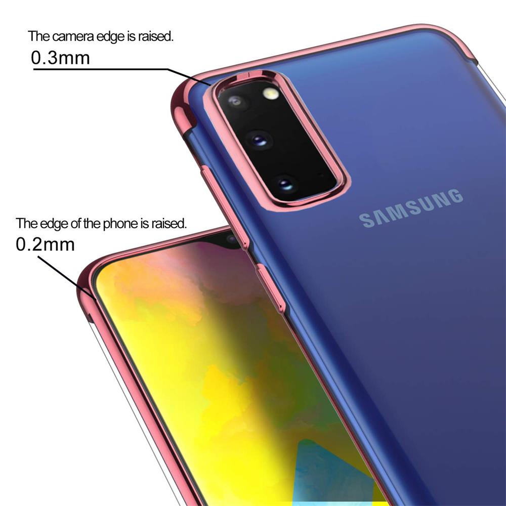 Zero Edge Color für Samsung Galaxy S20 Ultra in Rosegold