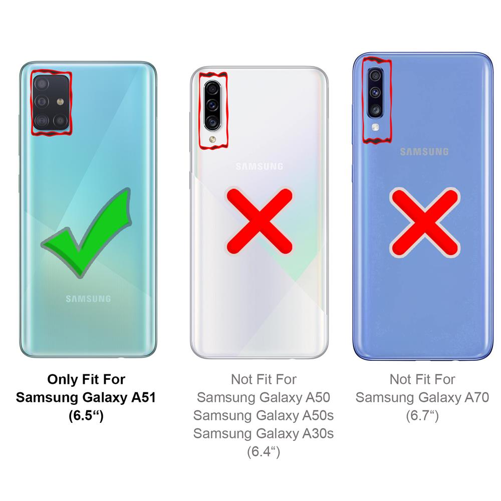 Rugged TPU für Samsung Galaxy A51 in Transparent