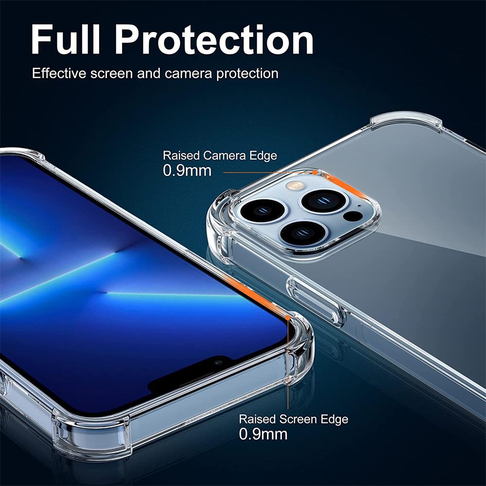 Rugged TPU für Apple iPhone 13 Pro Max in Transparent