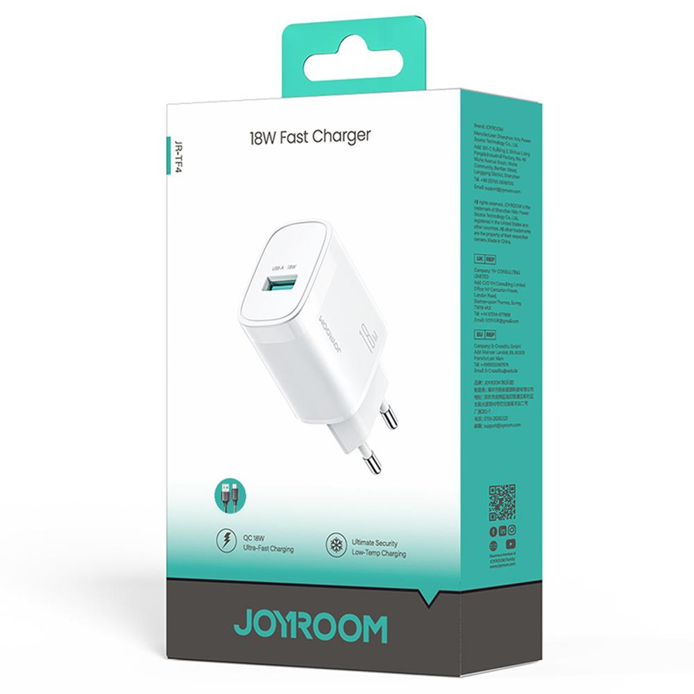Netz-Ladegerät - Joyroom JR-TF4 - Typ-C in Weiss