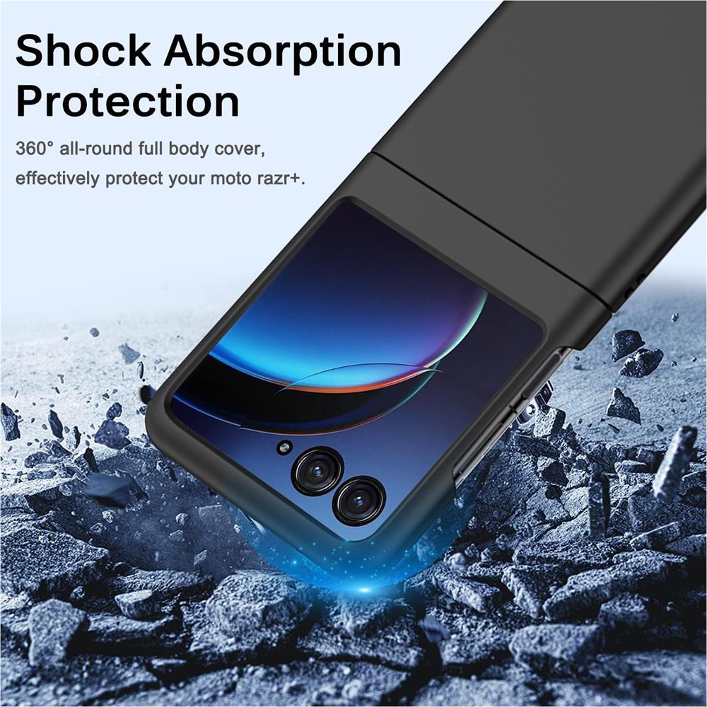 Classic TPU für Motorola Razr 40 Ultra in Schwarz