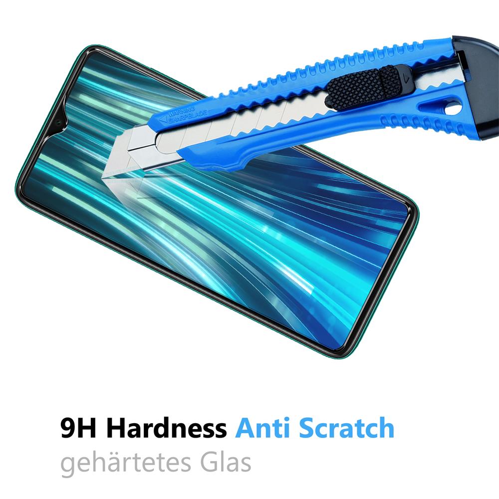 4in1 Glas Set für Xiaomi Redmi Note 8 Pro