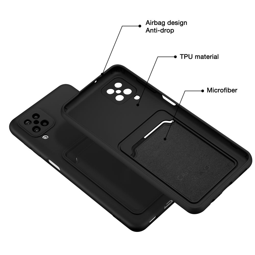 Card Case für Samsung Galaxy A12 / M12 in Schwarz