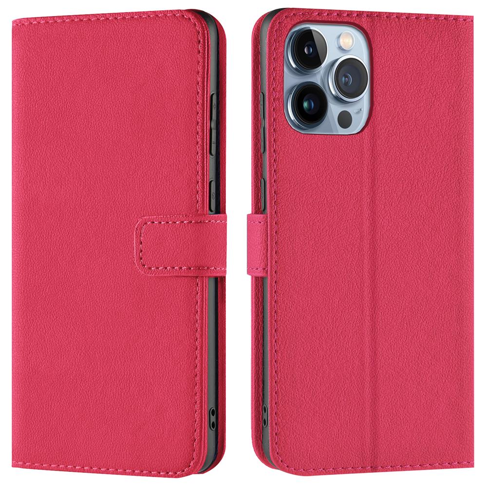 Basic Wallet für Apple iPhone 14 Pro Max in Pink