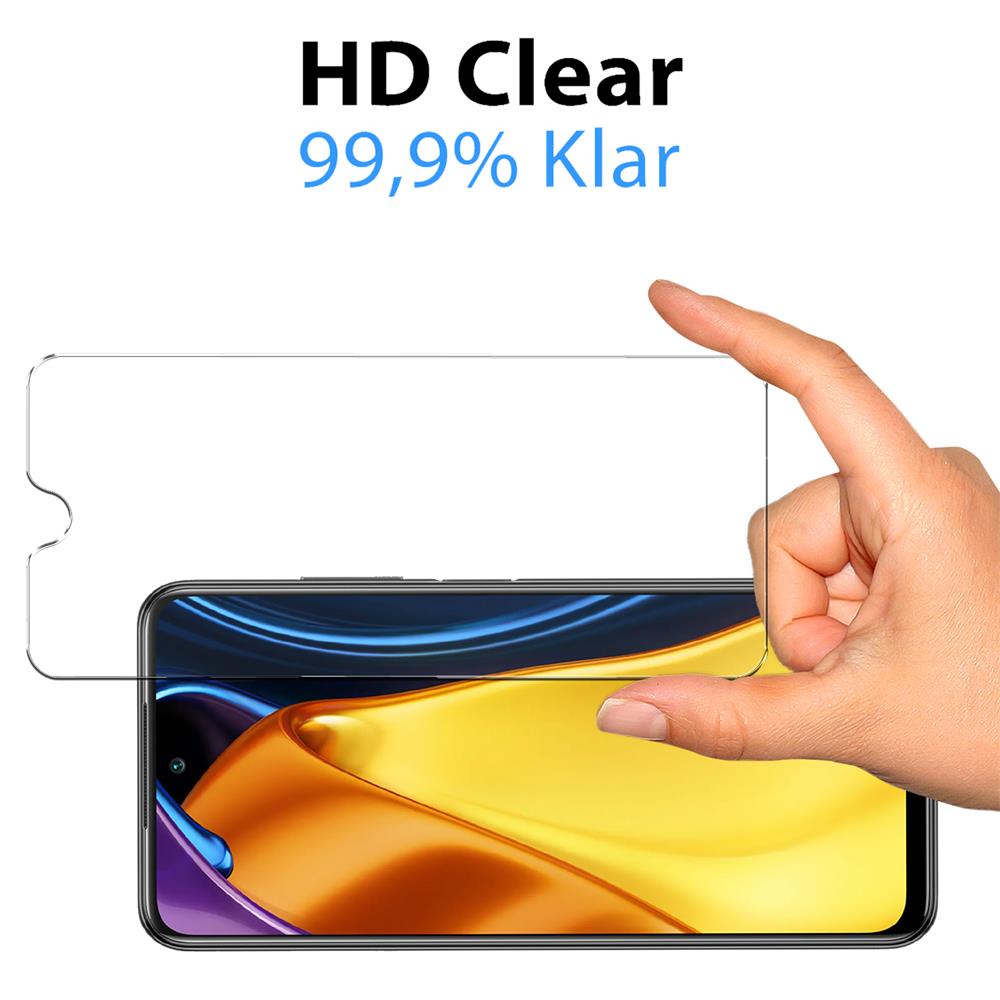 4in1 Glas Set für Xiaomi Poco M3
