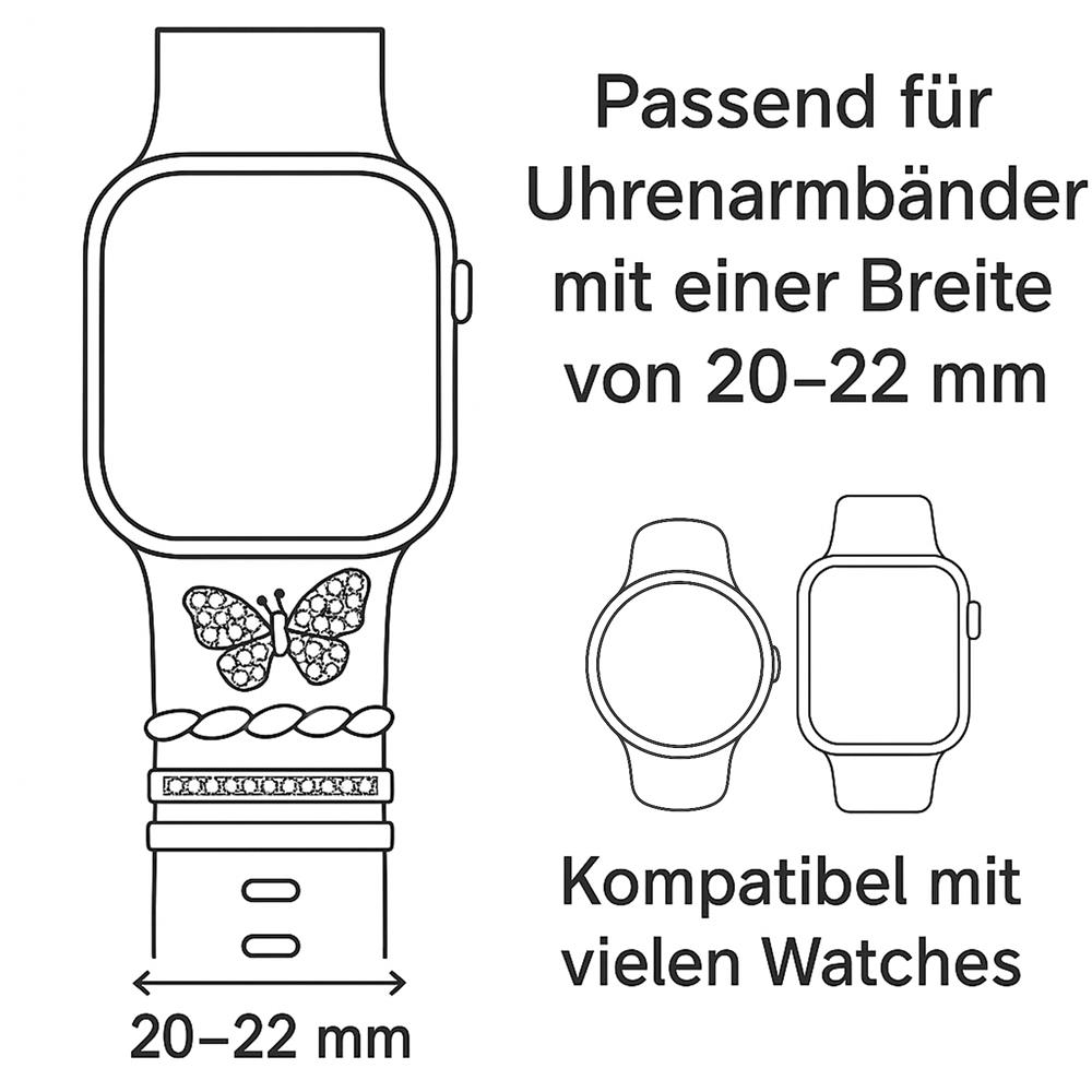Apple Watch Charms Style 01 - Butterfly