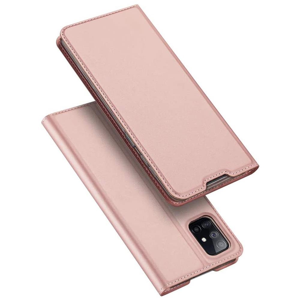 Electroplated Flip für Samsung Galaxy M51 in Rosegold