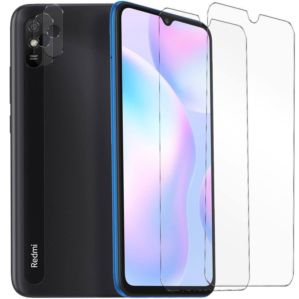 4in1 Glas Set für Xiaomi Redmi 9A