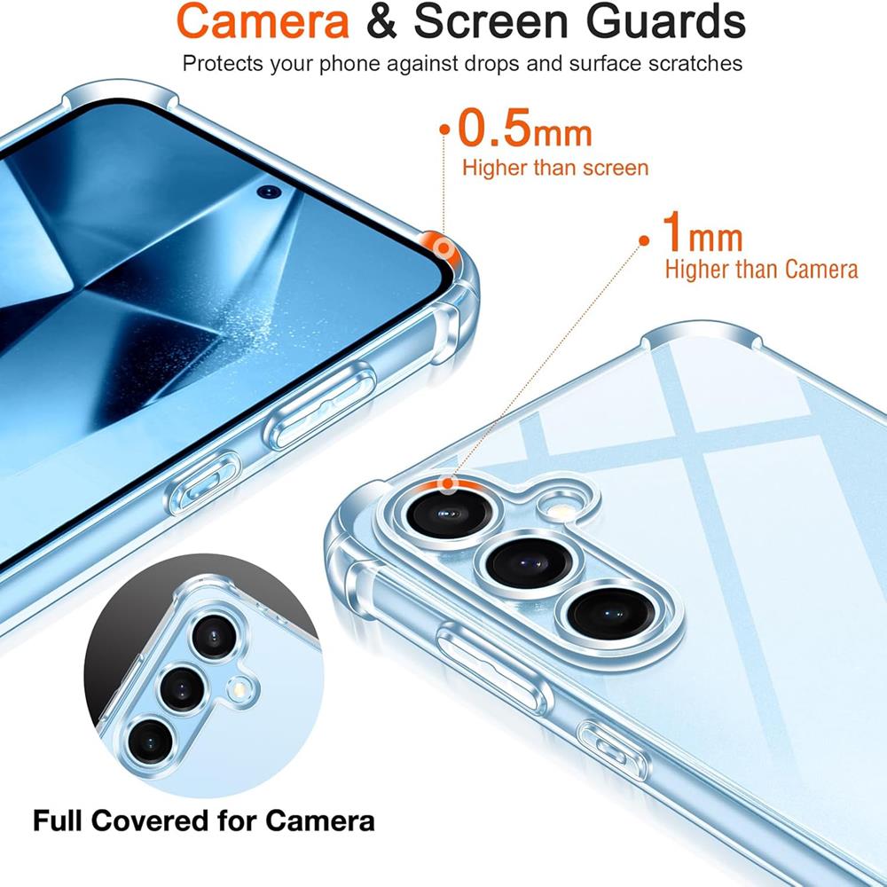 Rugged TPU für Samsung Galaxy S24 FE in Transparent