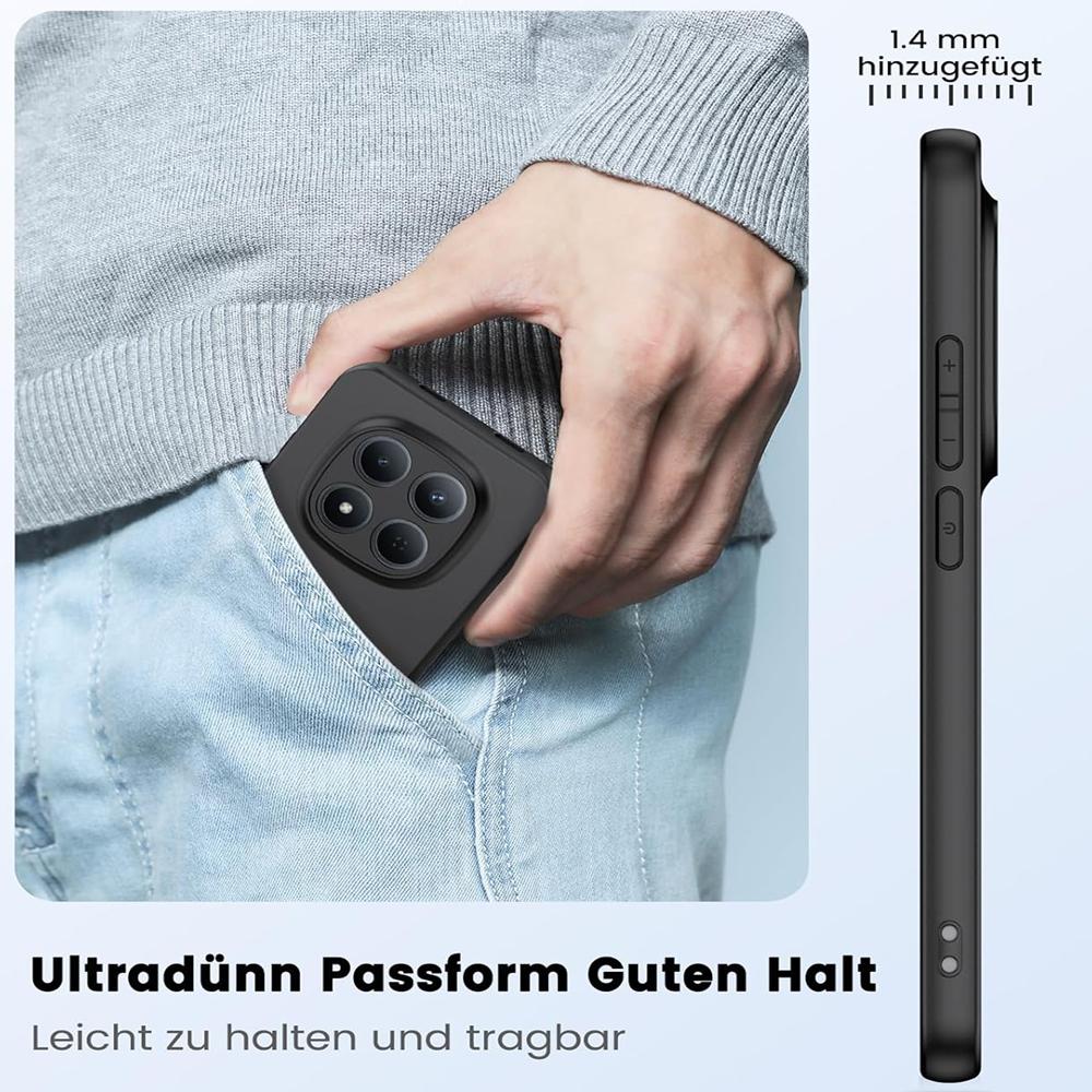 Classic TPU für Xiaomi Redmi Note 15 Pro 4G in Schwarz