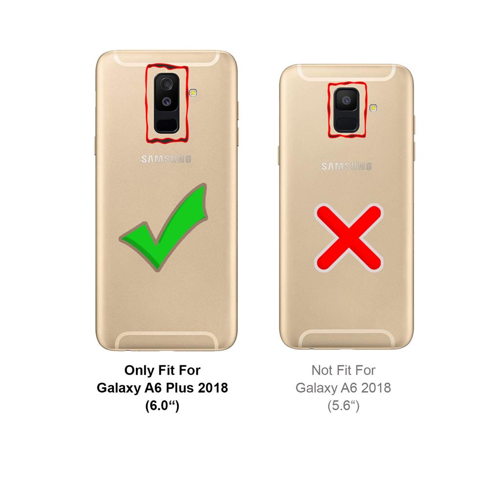 Rugged TPU für Samsung Galaxy A6 Plus in Transparent