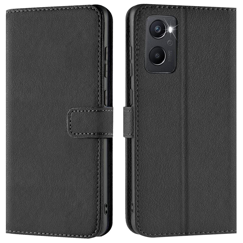 Basic Wallet für OPPO A96 / A76 in Schwarz