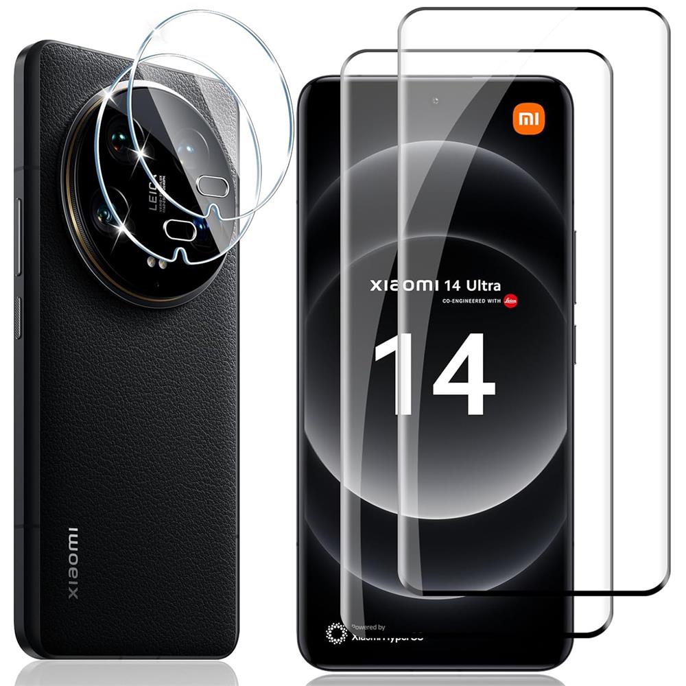 4in1 Glas Set für Xiaomi 14 Ultra