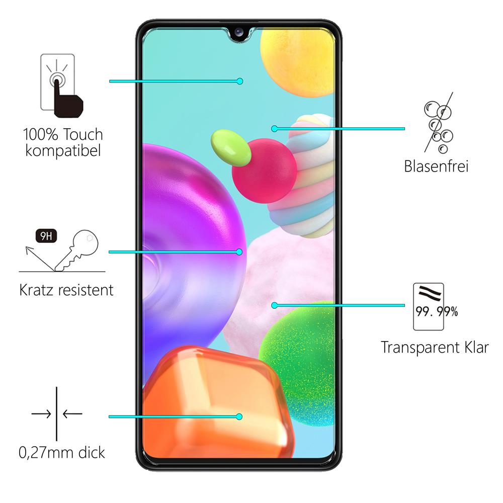 Glas 2in1 für Samsung Galaxy A41