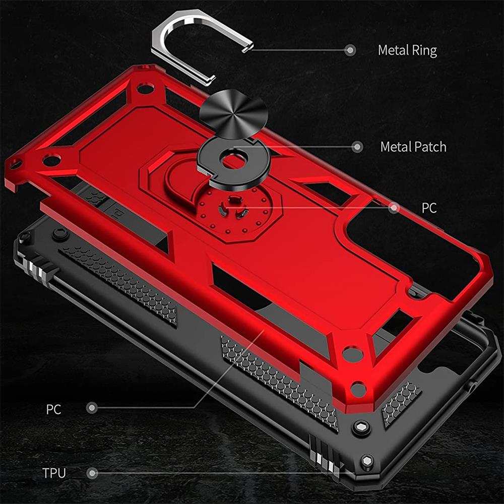 Army Case für Samsung Galaxy S22 Plus in Rot